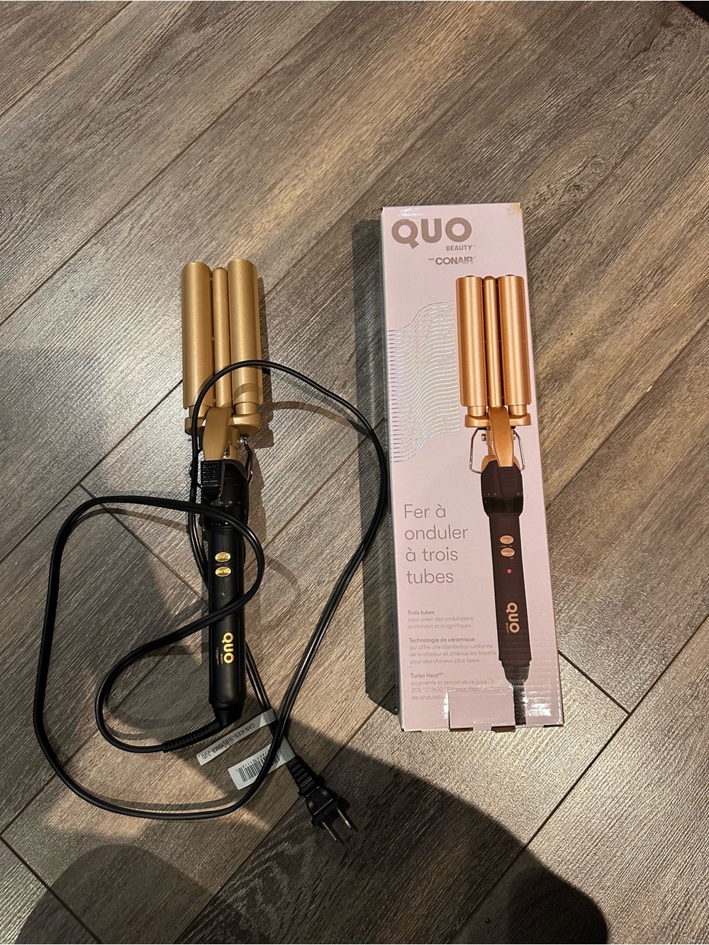 QUO Triple Barrel Waver - Gold